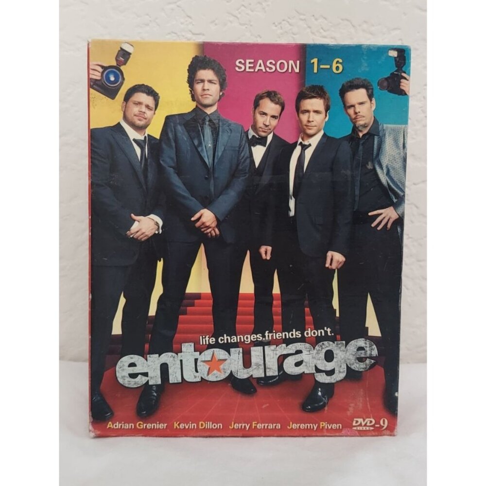 Entourage: The Complete Seasons 1-6 DVD 2010 DVD-9 Worldwide 8-Disc Special Box
